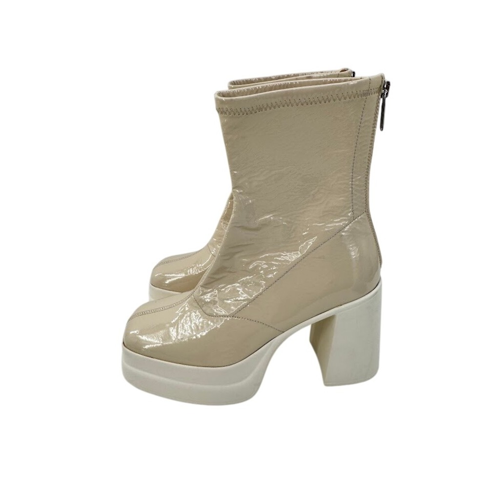 Free People Double Stack Boots Platform Chunky He… - image 6